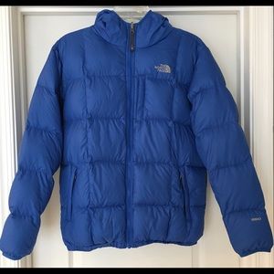 North Face Boy’s reversible, down, hooded jacket